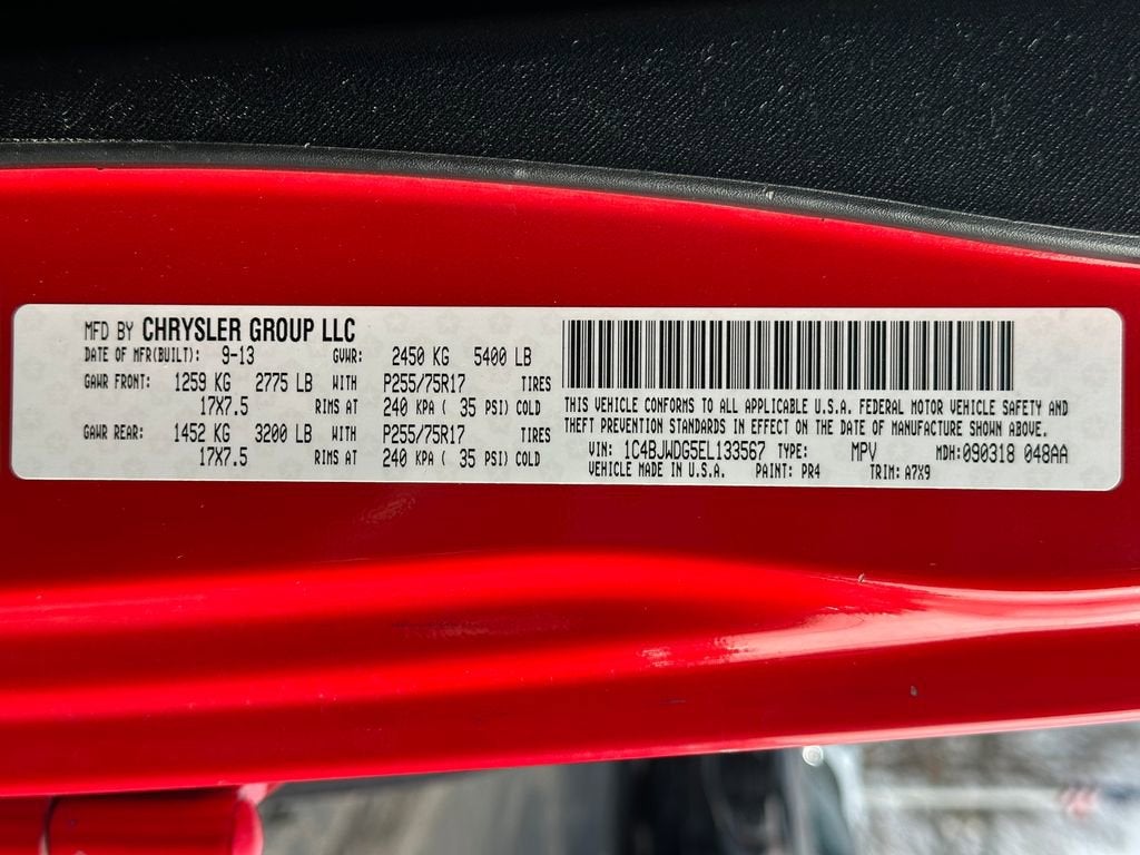 2014 Jeep Wrangler Unlimited Sport