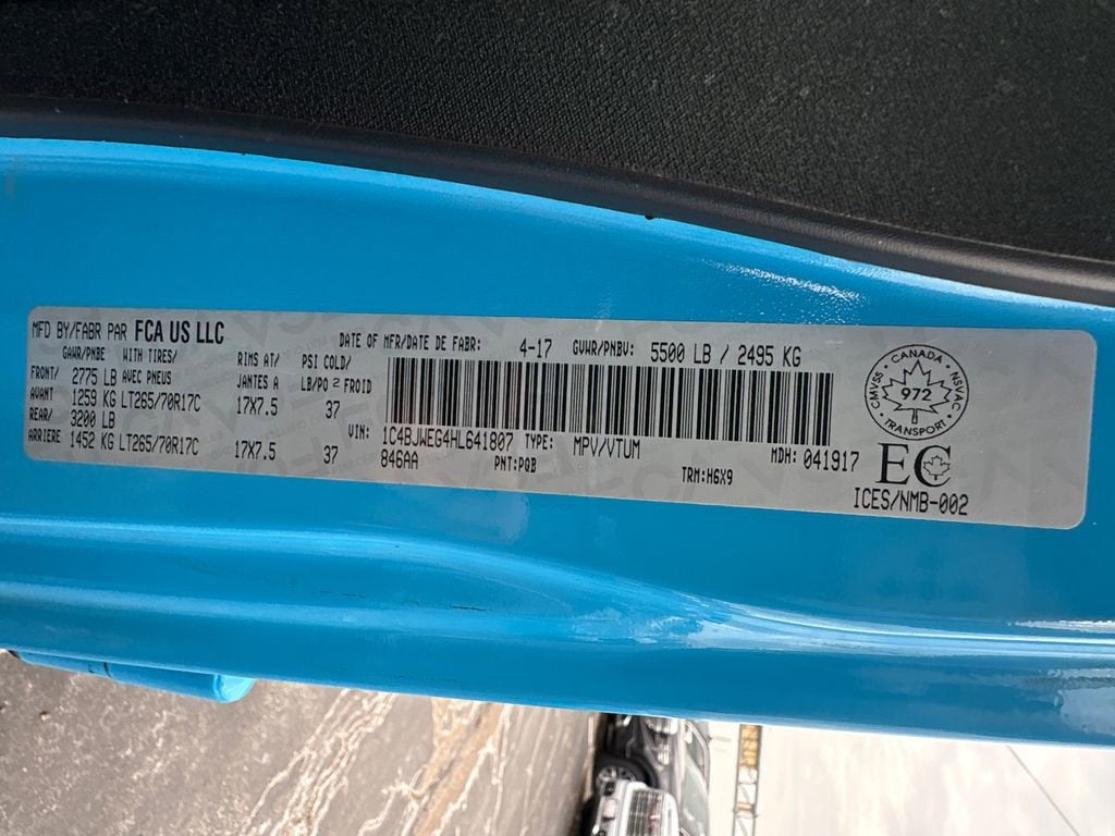 2017 Jeep Wrangler Unlimited Sahara