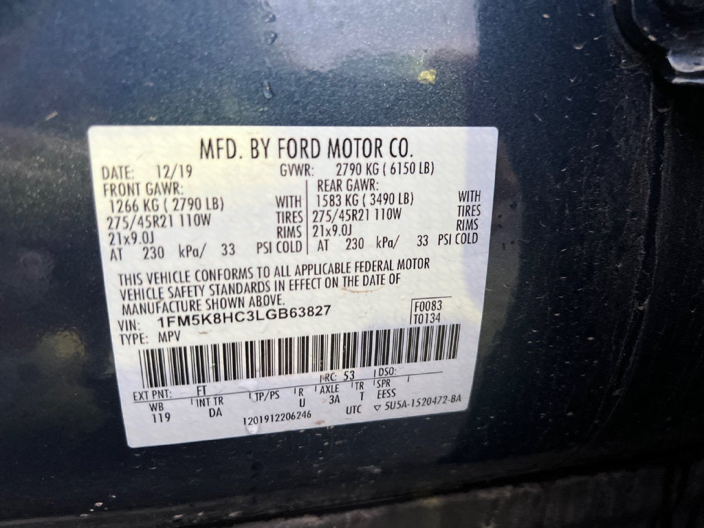 2020 Ford Explorer Platinum