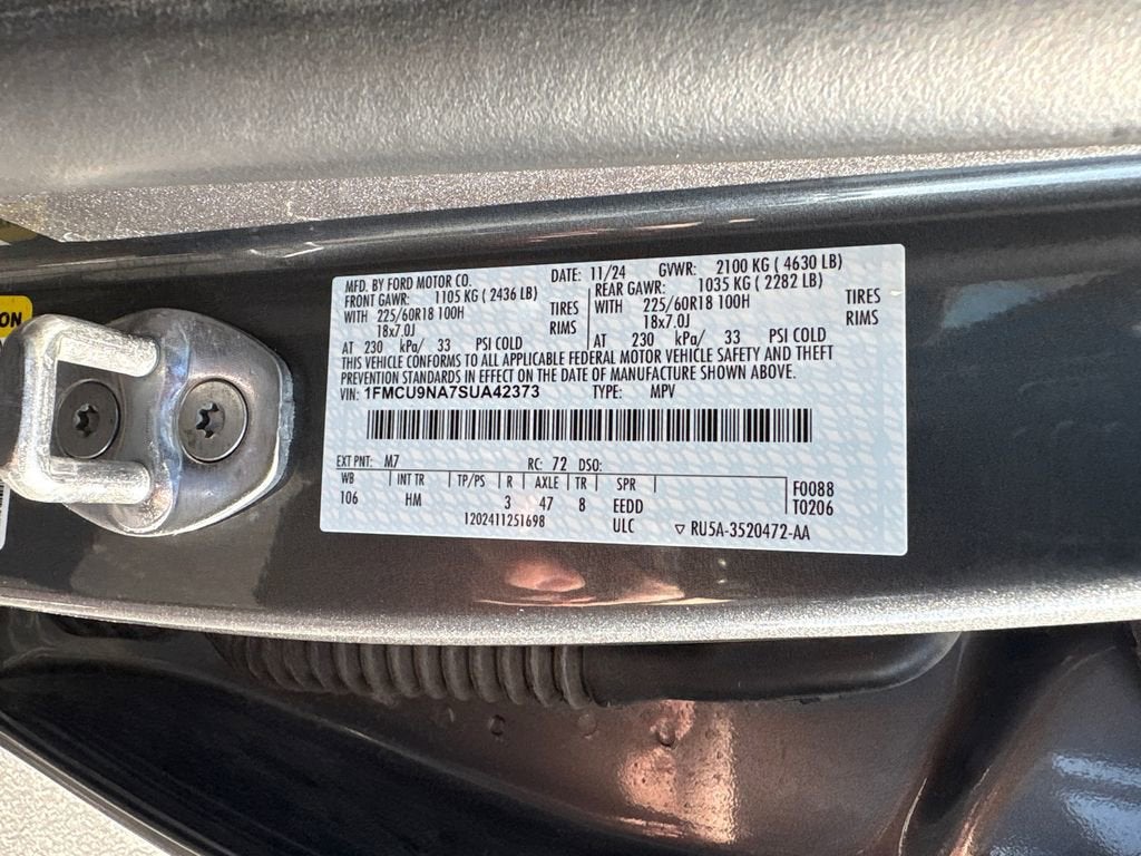 2025 Ford Escape ST-Line Select