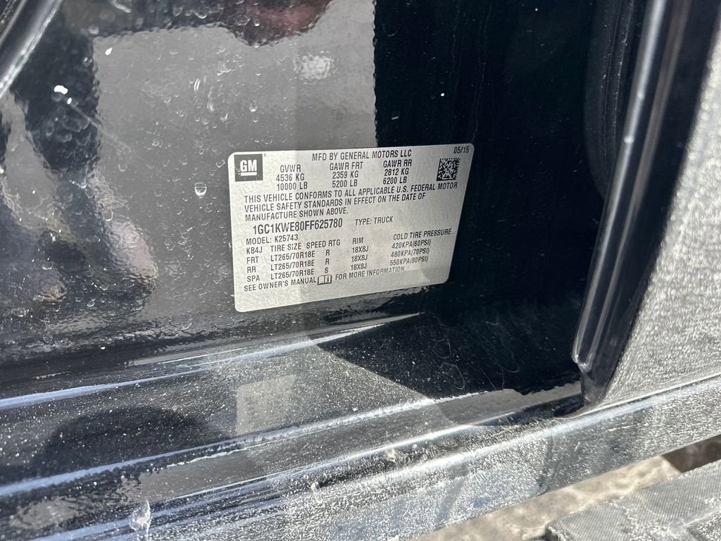 2015 Chevrolet Silverado 2500 HD LTZ