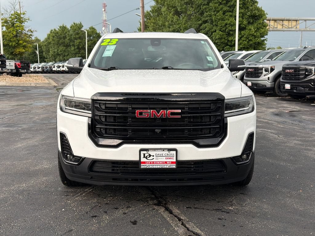 Used 2023 GMC Acadia SLT with VIN 1GKKNULS9PZ261636 for sale in Kansas City
