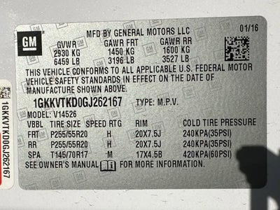 2016 GMC Acadia Denali