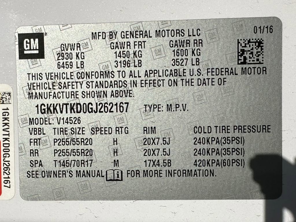 2016 GMC Acadia Denali