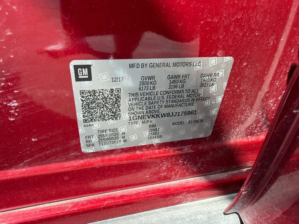 2018 Chevrolet Traverse High Country