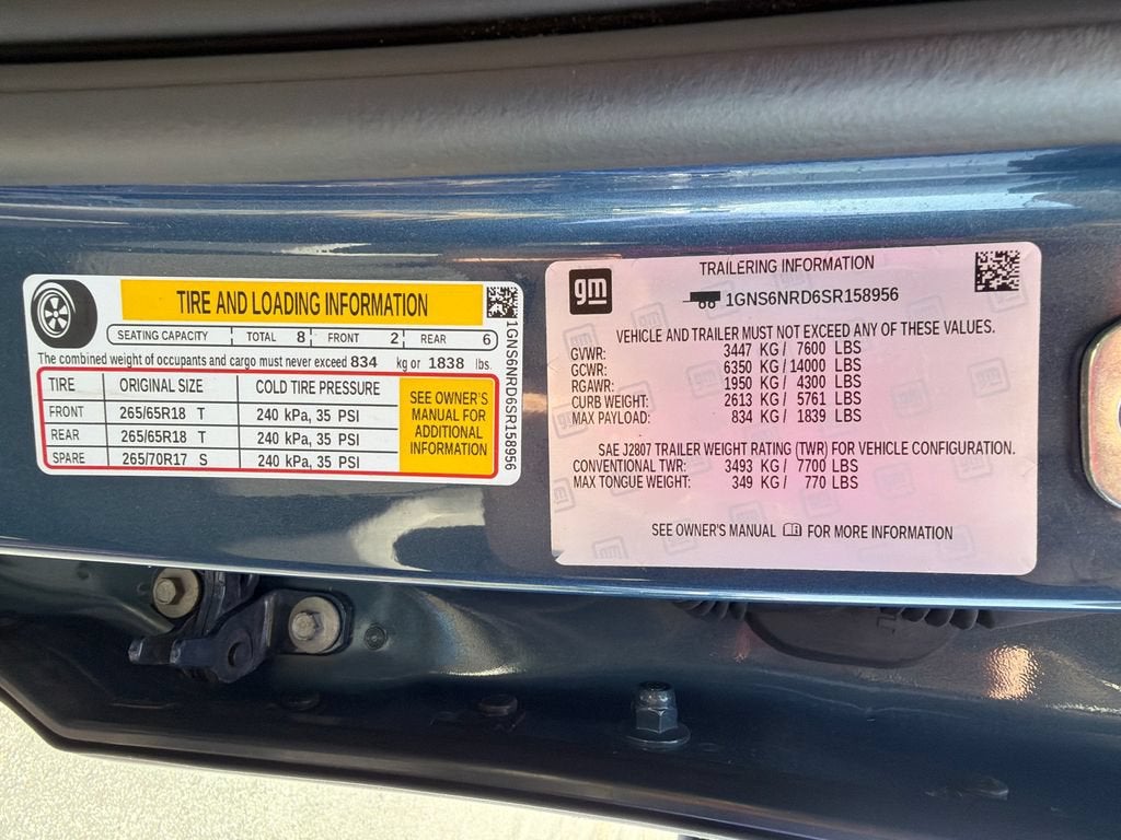 2025 Chevrolet Tahoe LT
