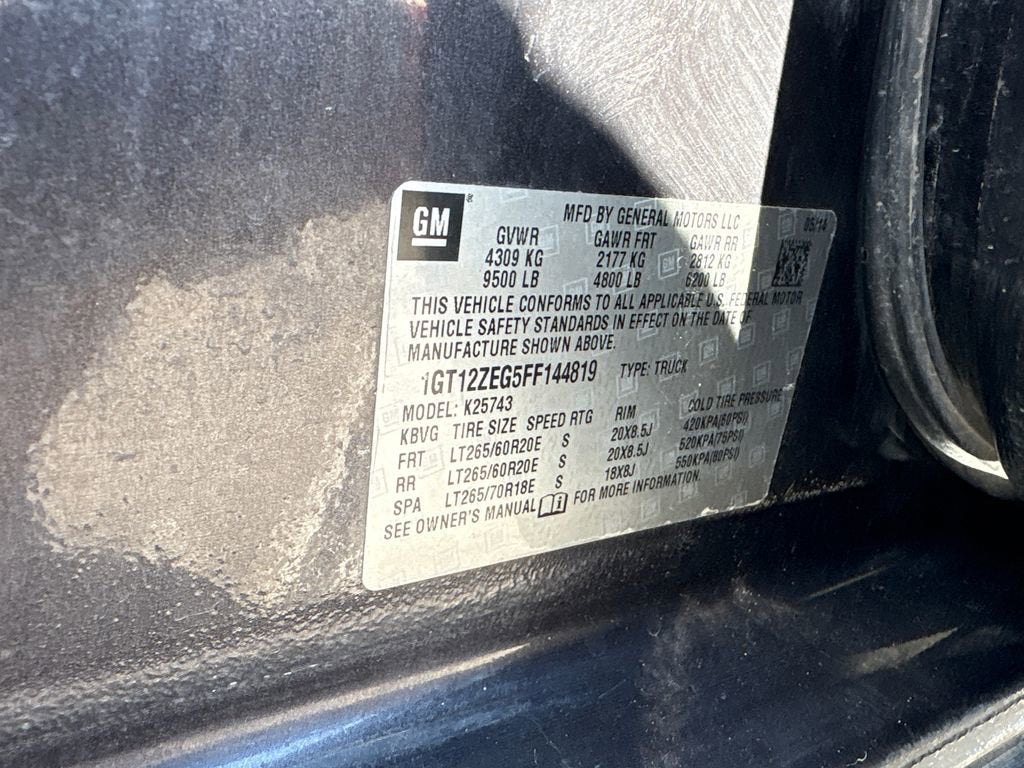 2015 GMC Sierra 2500 HD SLT