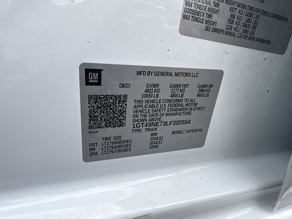 2020 GMC Sierra 2500 HD SLT