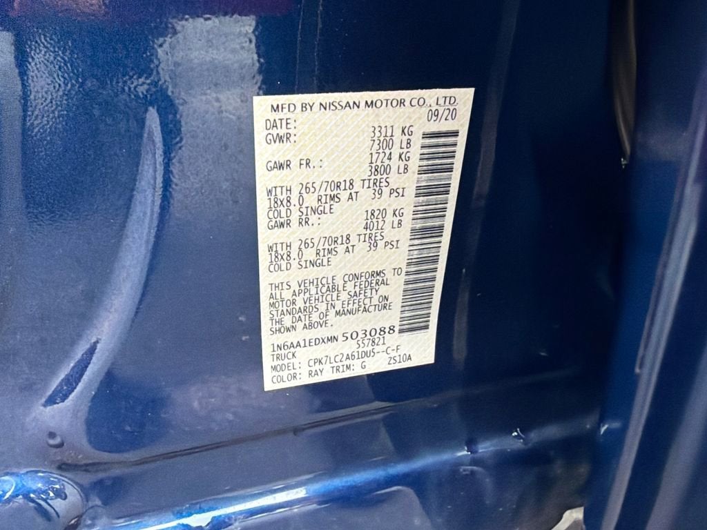 2021 Nissan Titan SV