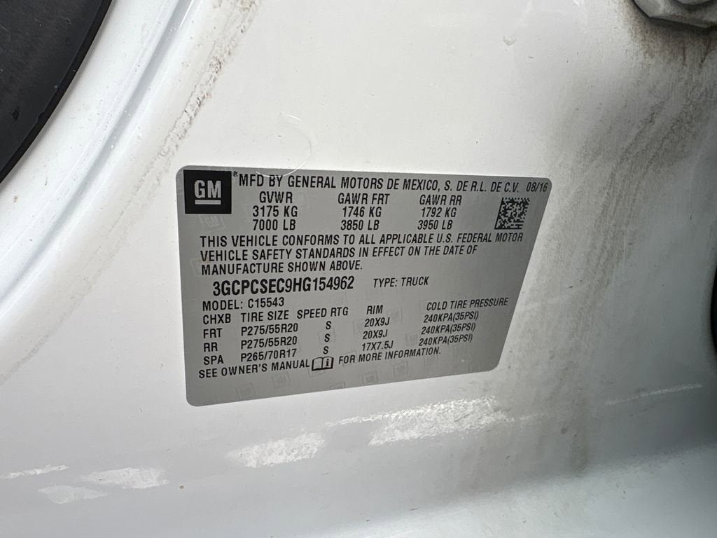 2017 Chevrolet Silverado 1500 LTZ