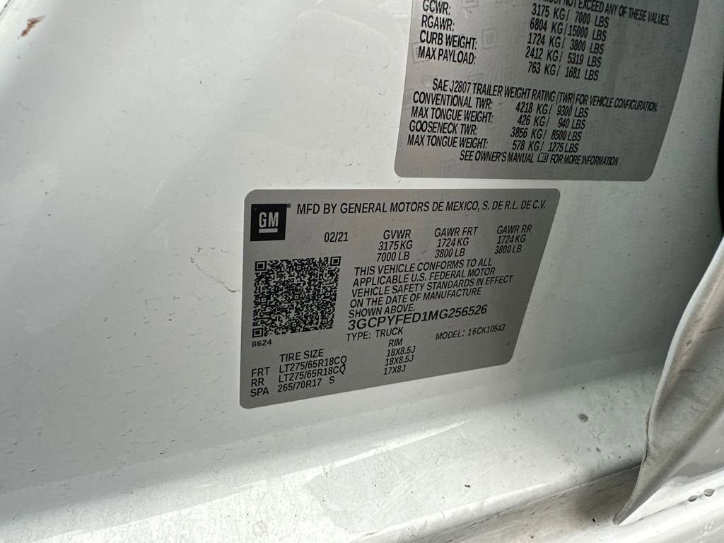 2021 Chevrolet Silverado 1500 LT Trail Boss