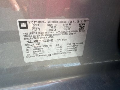 2017 Chevrolet Silverado 1500 LT