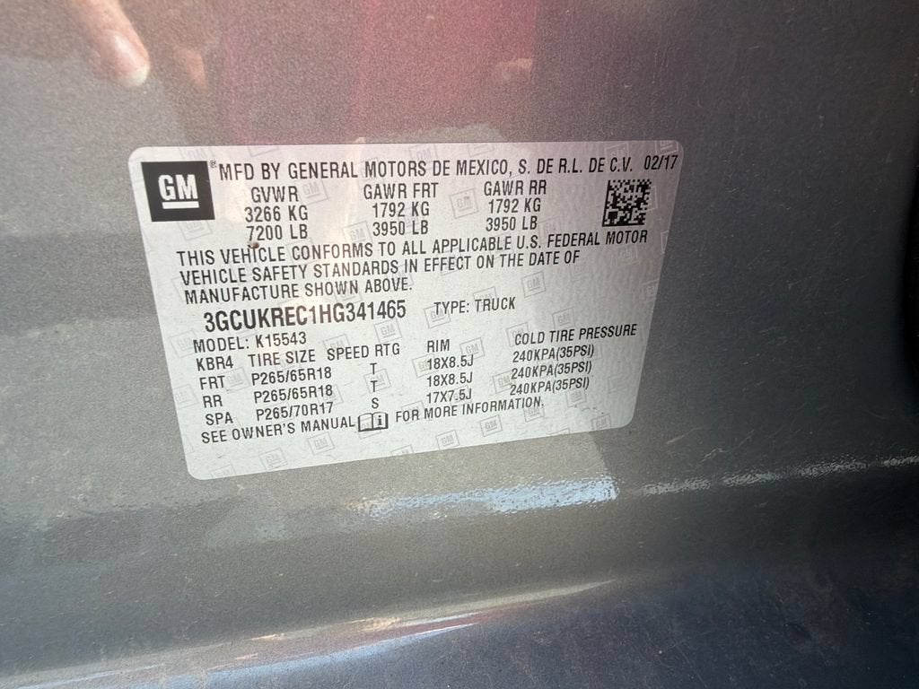2017 Chevrolet Silverado 1500 LT