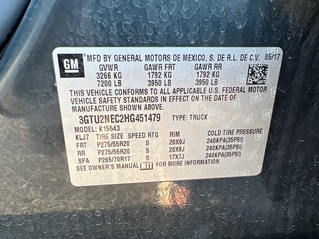 2017 GMC Sierra 1500 SLT