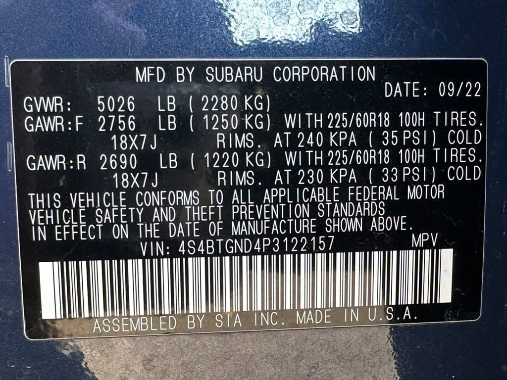 2023 Subaru Outback Limited XT