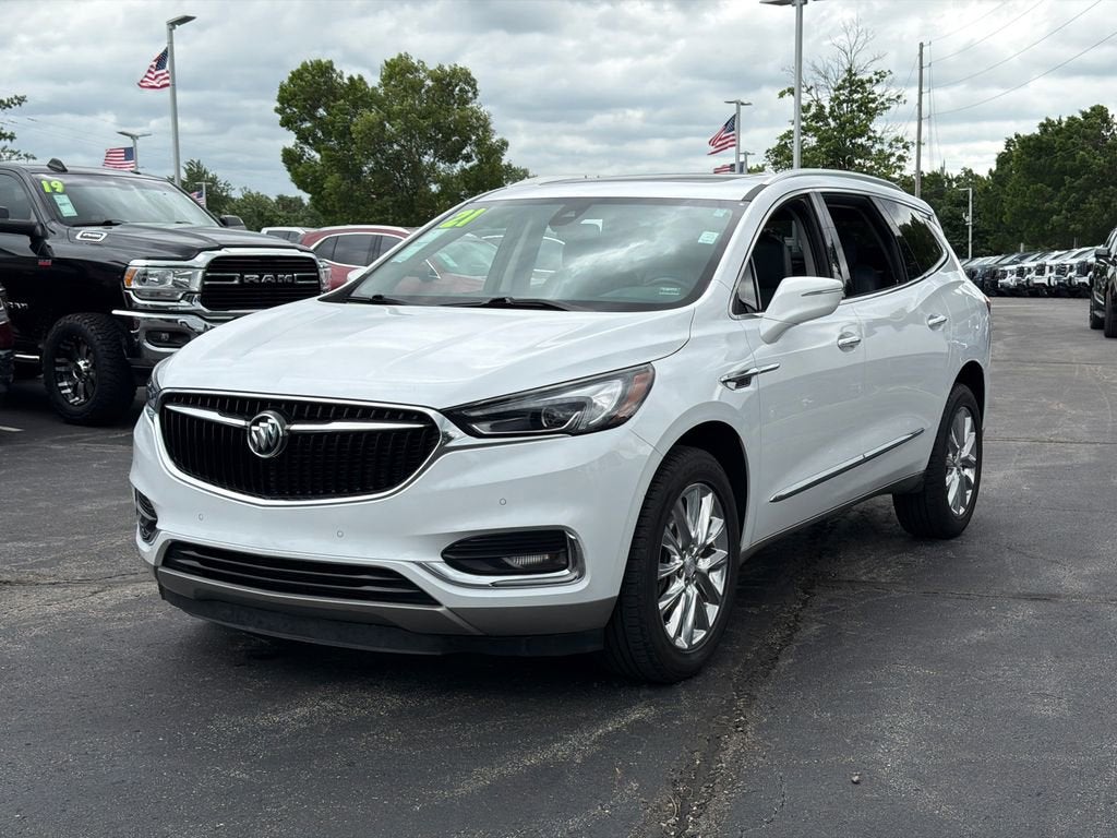 Used 2021 Buick Enclave Premium with VIN 5GAEVBKW1MJ263216 for sale in Kansas City