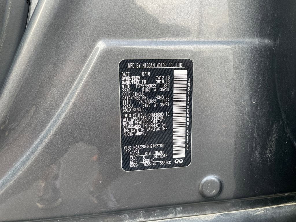 2017 INFINITI QX80 Base