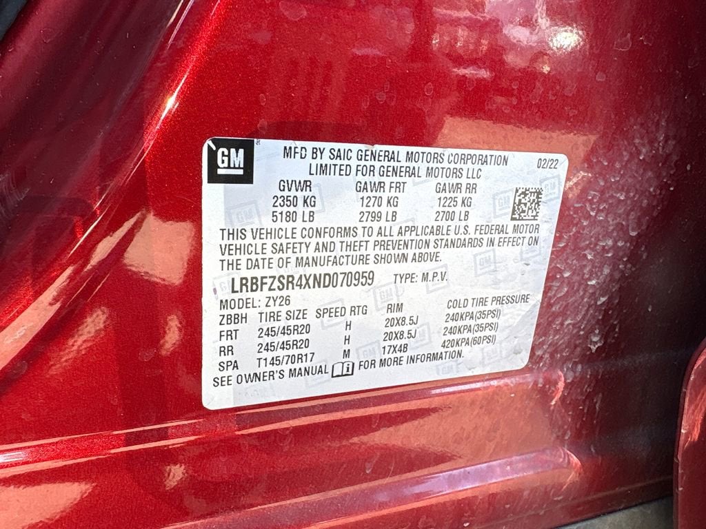 2022 Buick Envision Avenir