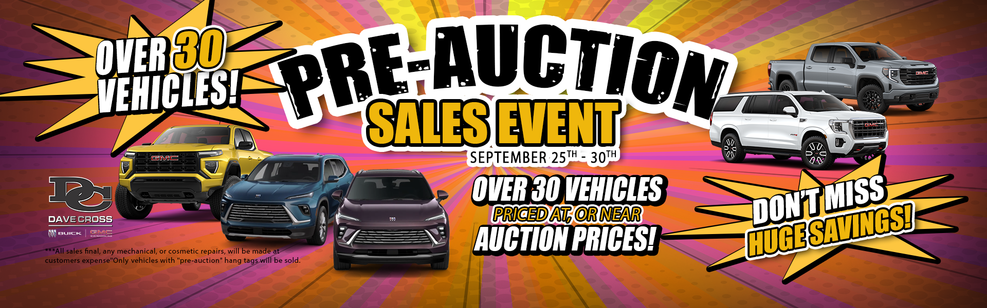 Pre Auction Sales