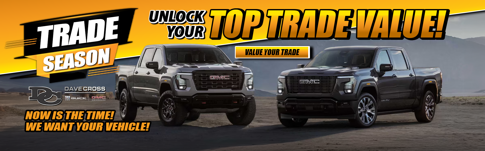 We want your Trade