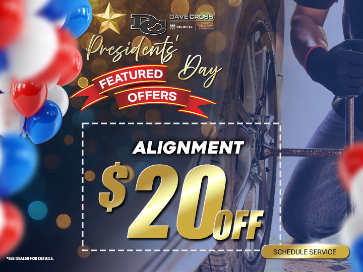 $20 Off Alignment