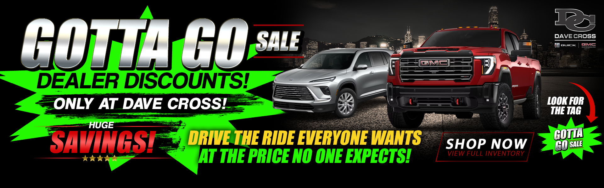 Gotta Go Sale