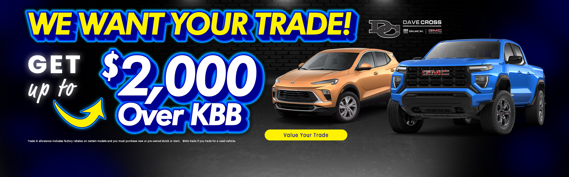 We want your Trade