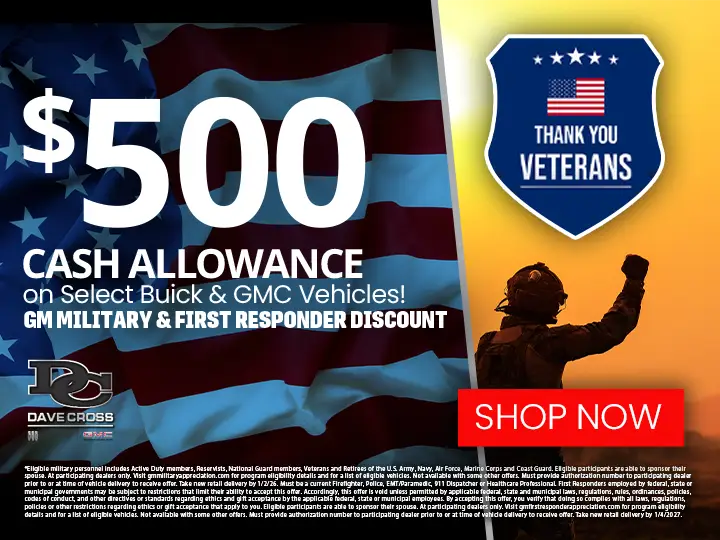 Military and first responder discount