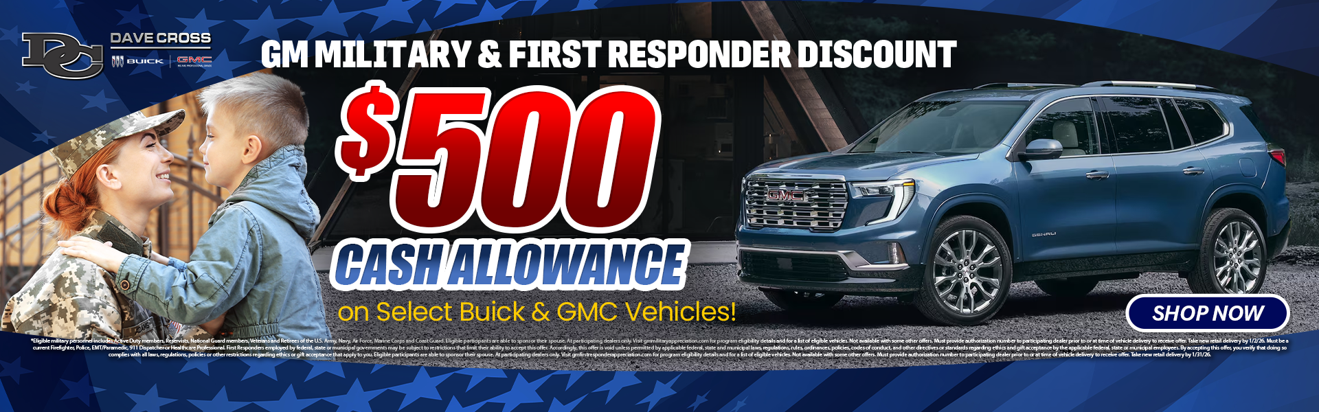 Military and first responder discount